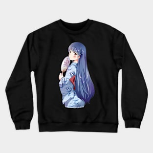 Domestic Girlfriend Kawaii Rui Tachibana Fanart Crewneck Sweatshirt